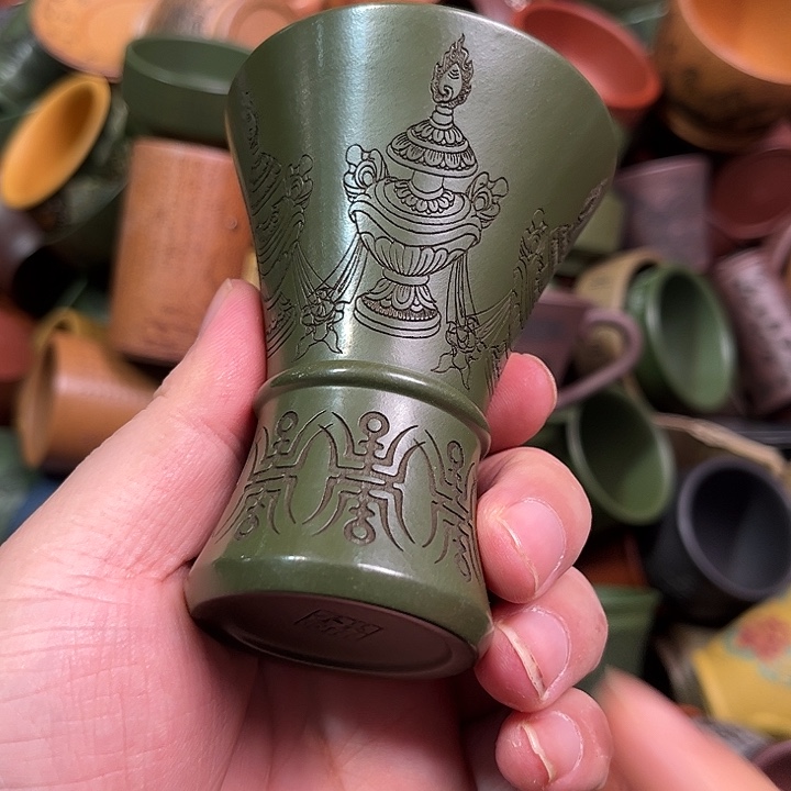 紫砂茶杯全手工紫砂主人杯