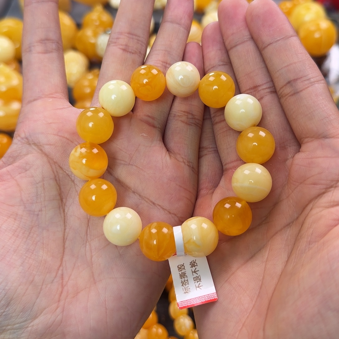 琥珀未镶嵌珠宝奇石15mm