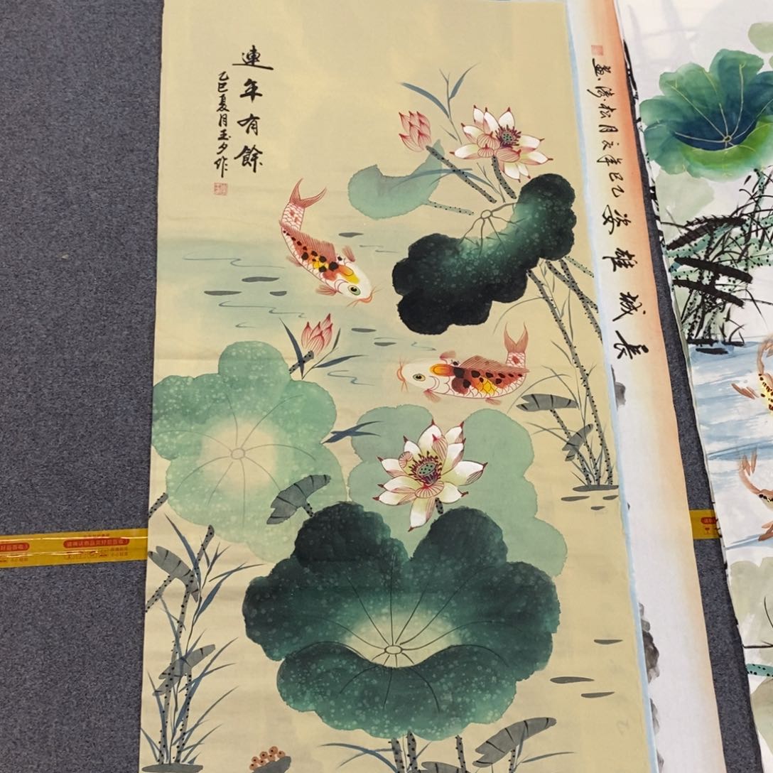 国画尺寸140✖️70四尺手绘画