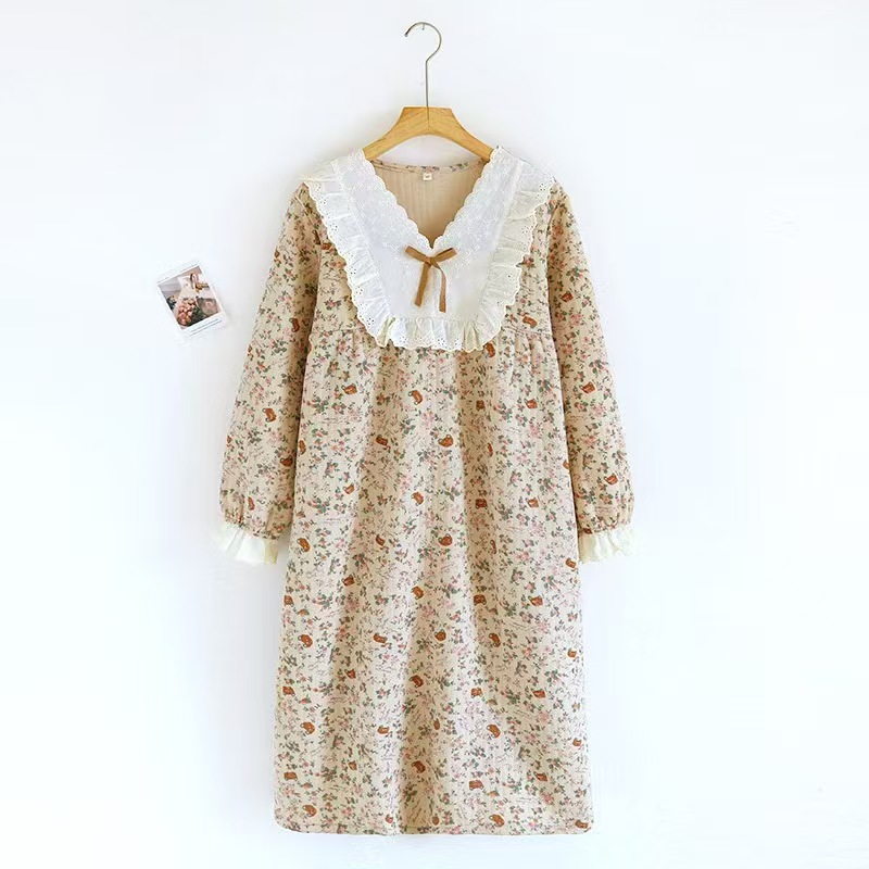 性感诱惑内衣女激情小胸吊带睡衣纯欲睡裙套装睡衣女秋冬