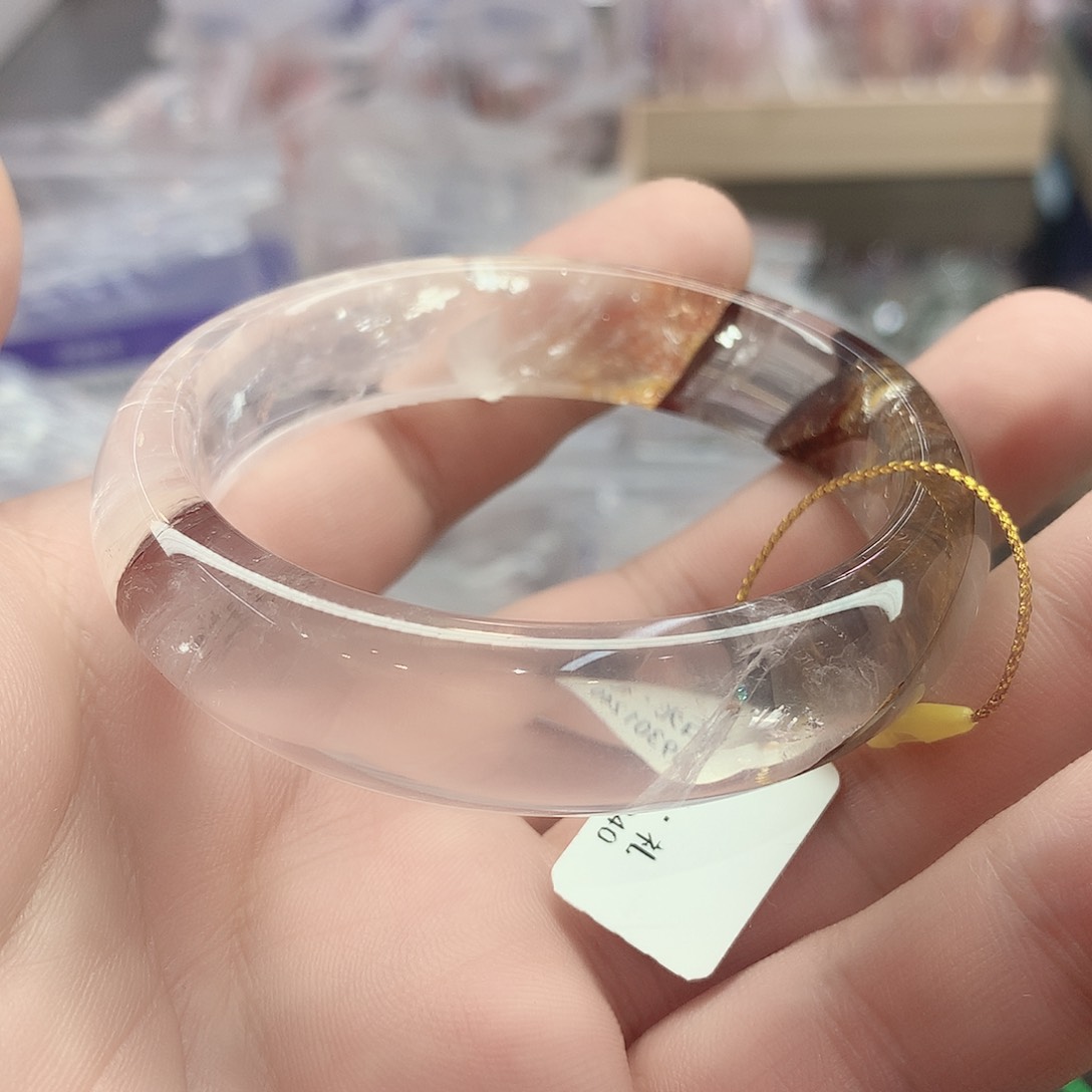 水晶手镯未镶嵌046（57）瑕疵