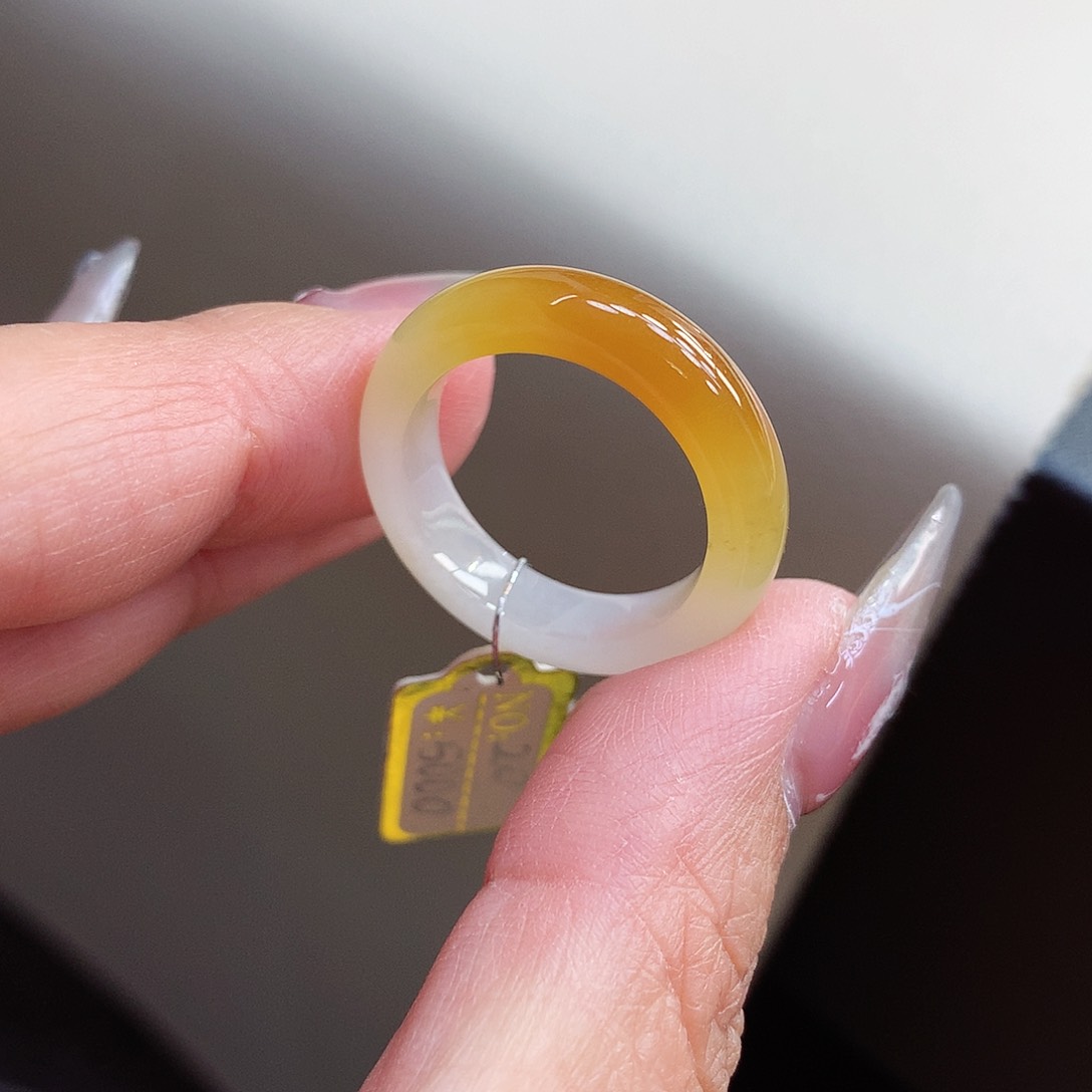 翡翠戒指未镶嵌20号