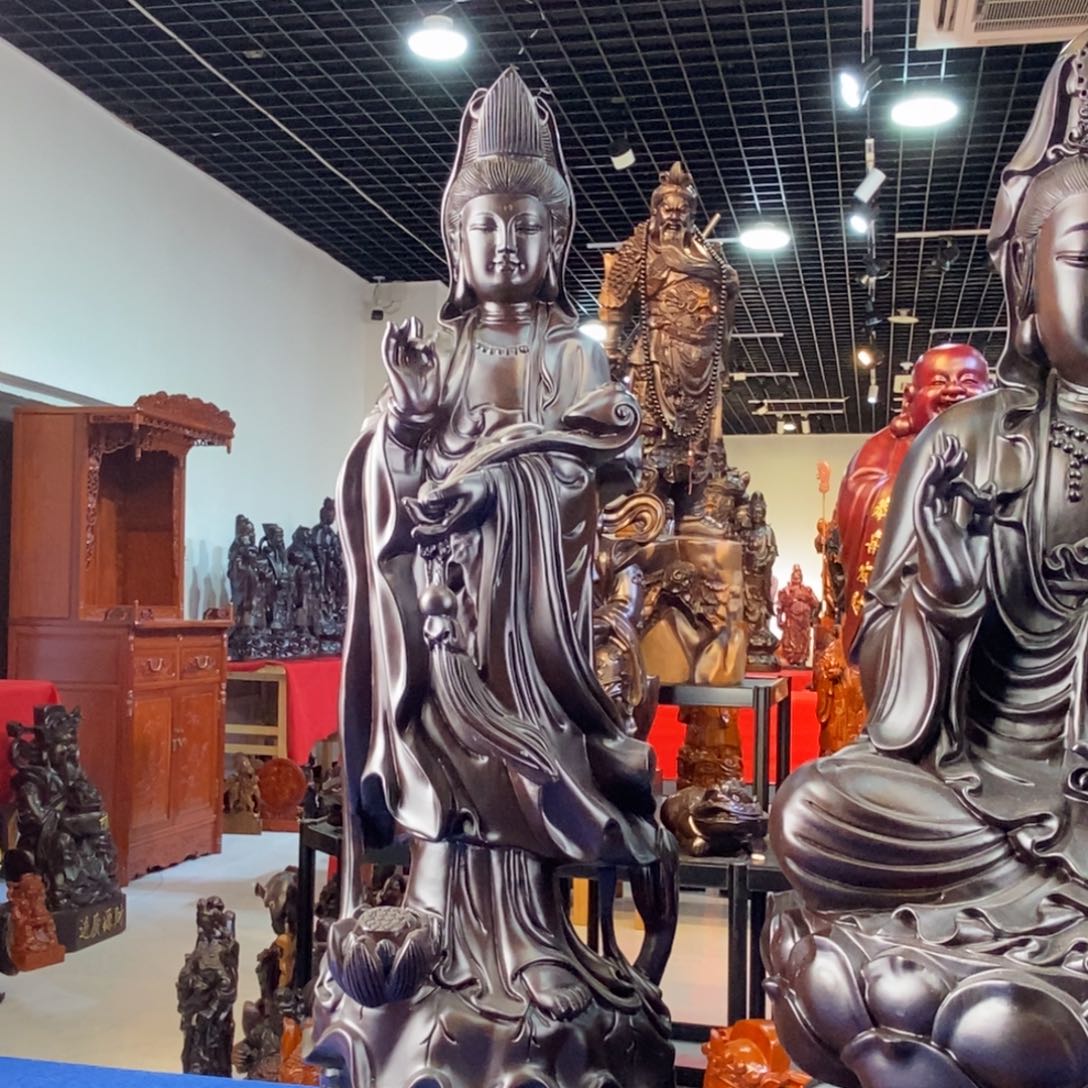 梅***影风车木（黑檀木）黑檀木观音