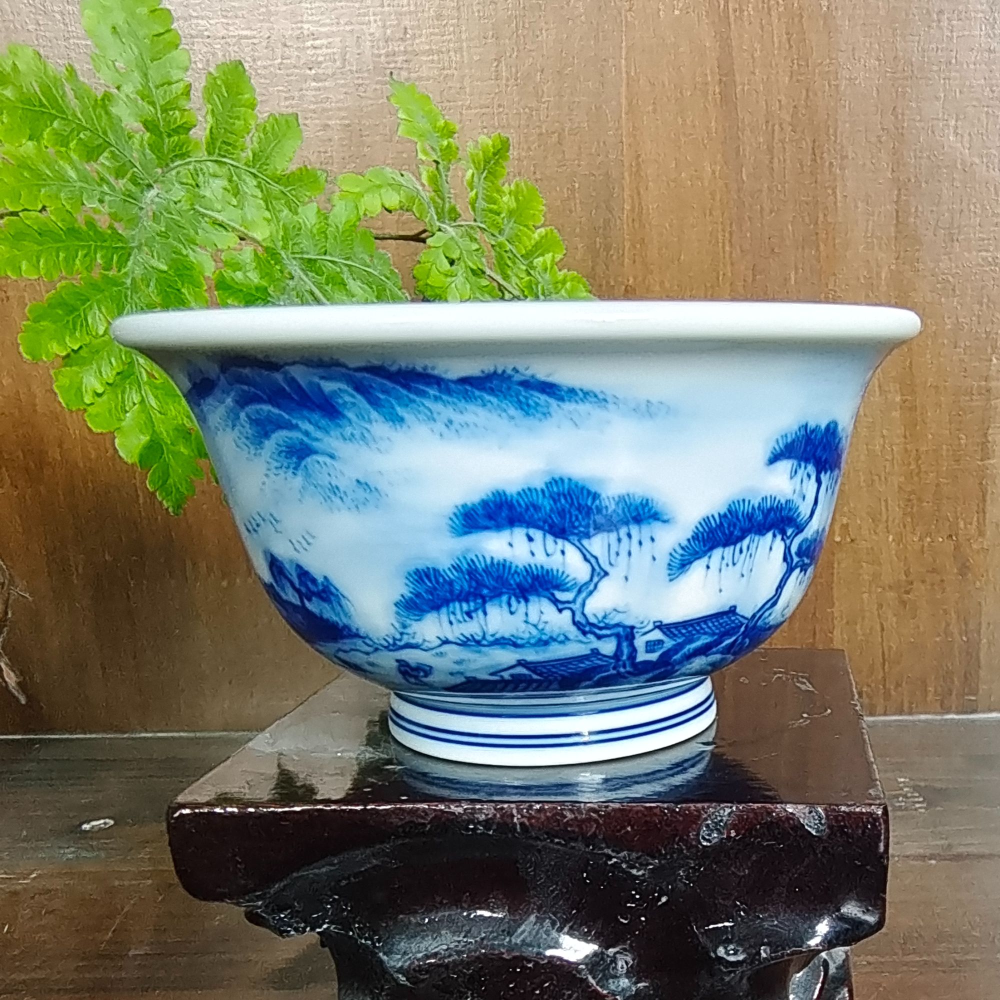 内外满工山水压手杯