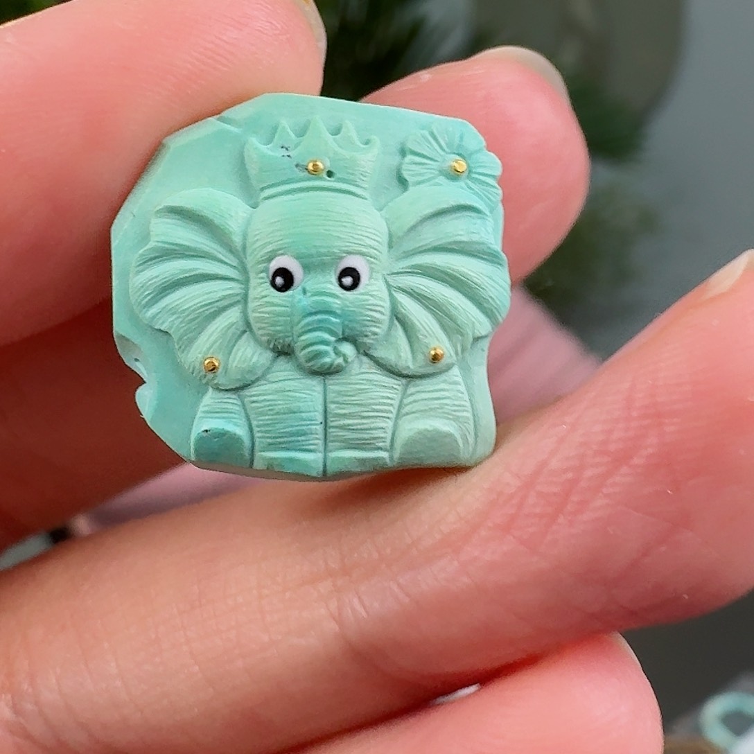 绿松石珠宝奇石未镶嵌