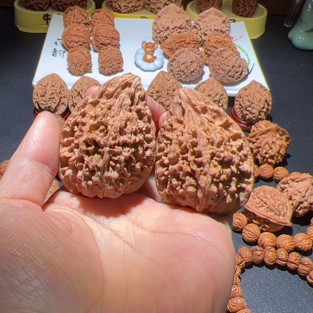 文玩核桃把件泥**?火凤