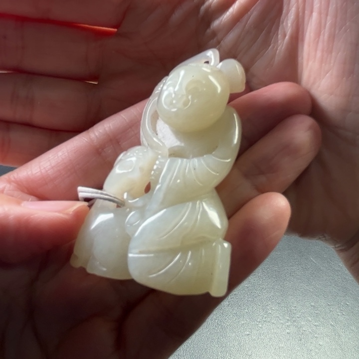 和田玉挂件未镶嵌跑****2