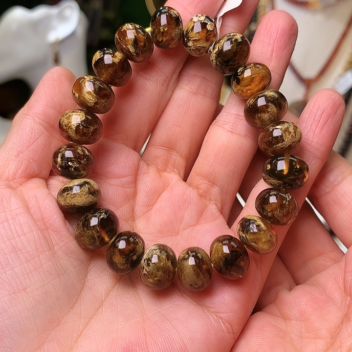 琥珀裸石未镶嵌抚顺琥珀