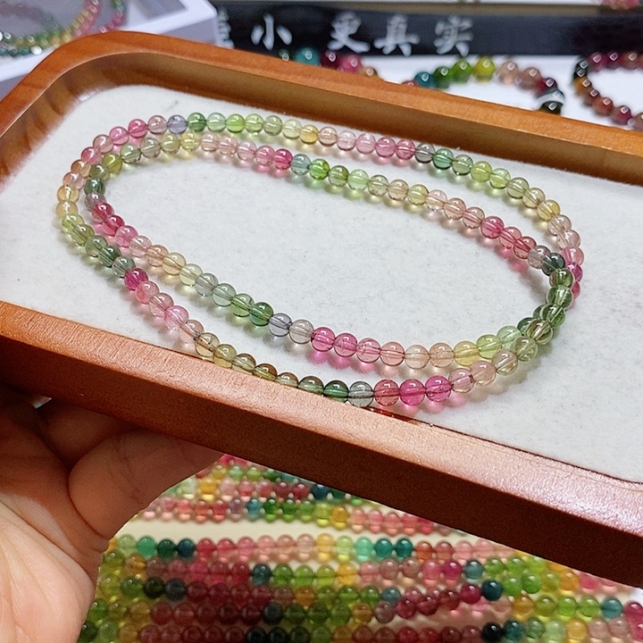 碧玺手链未镶嵌碧玺手链4.9毫米