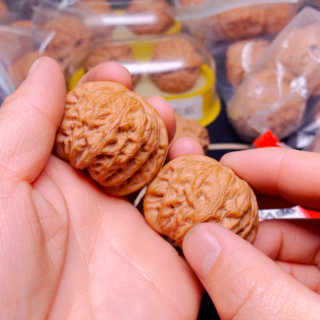 吊坠文玩核桃谭*生战鼓一对