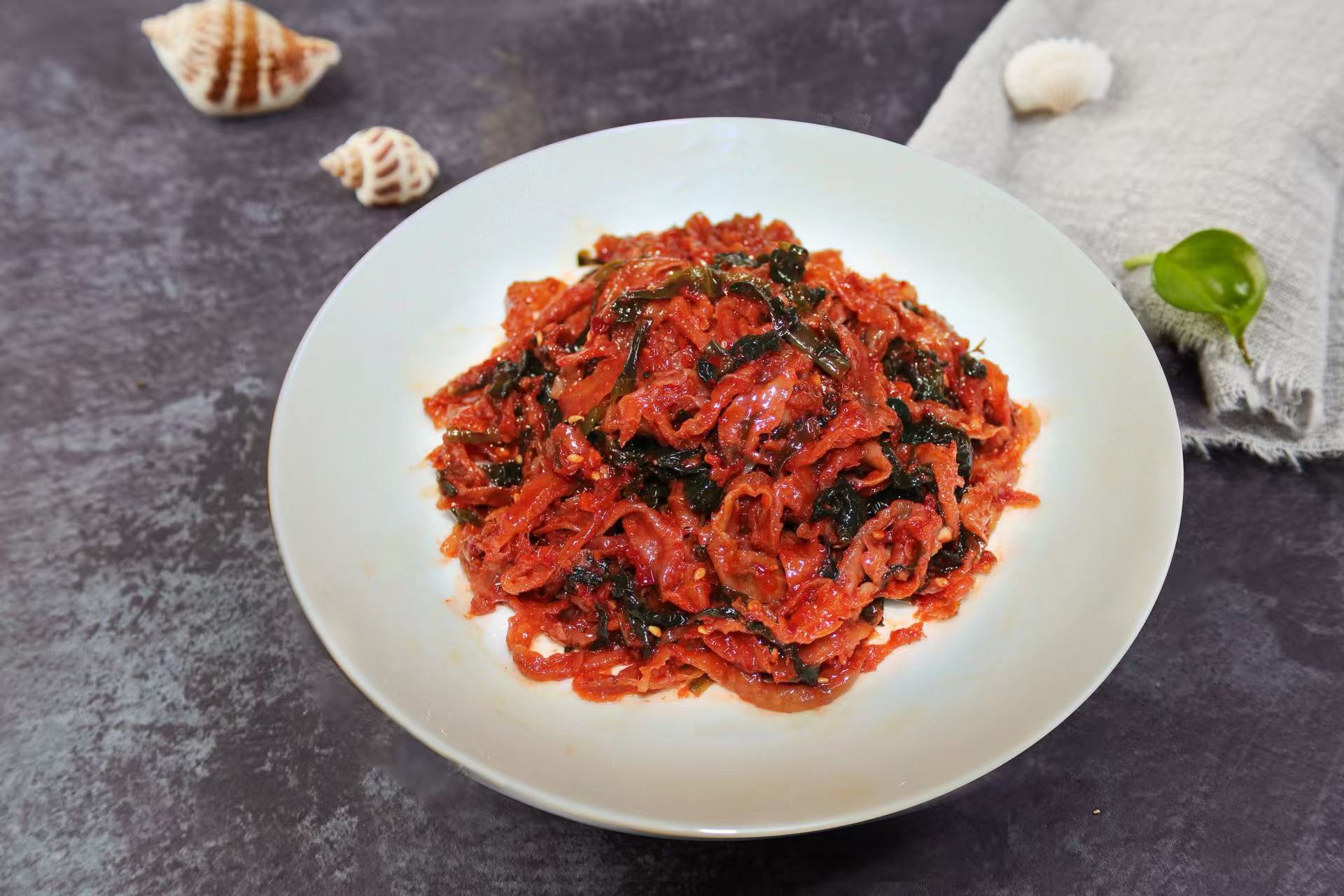  辣拌贝边韩式风味即食拌饭鲜活贝边脆爽【熟制】