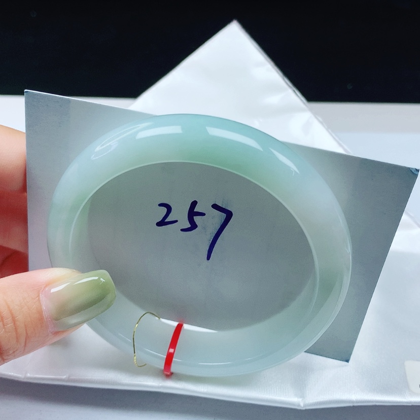 【闪购商品】翡翠未镶嵌手镯勿*我 正圈57+