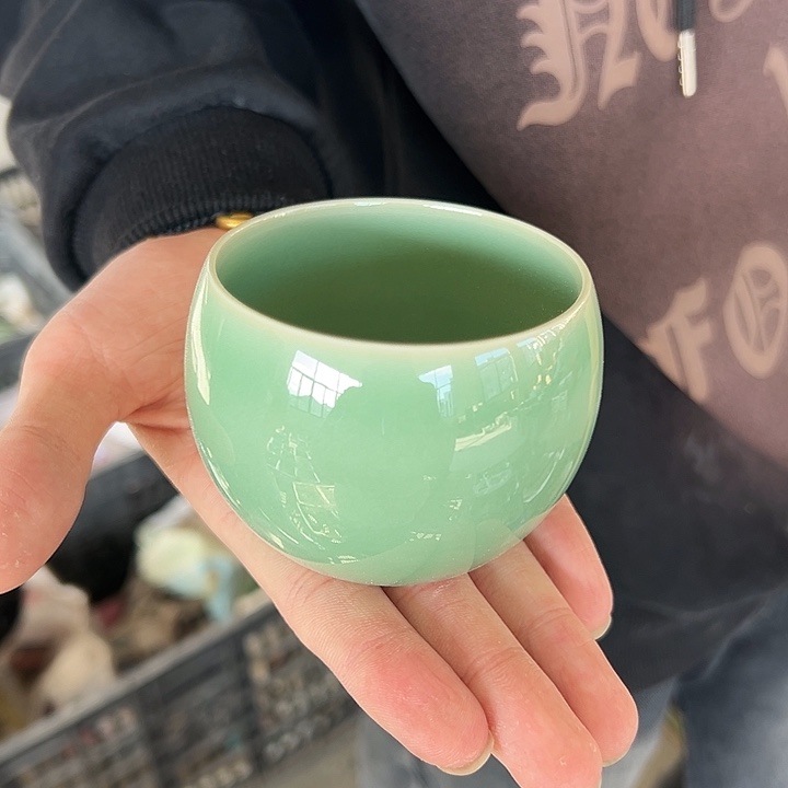 云间青瓷龙泉小米茶器