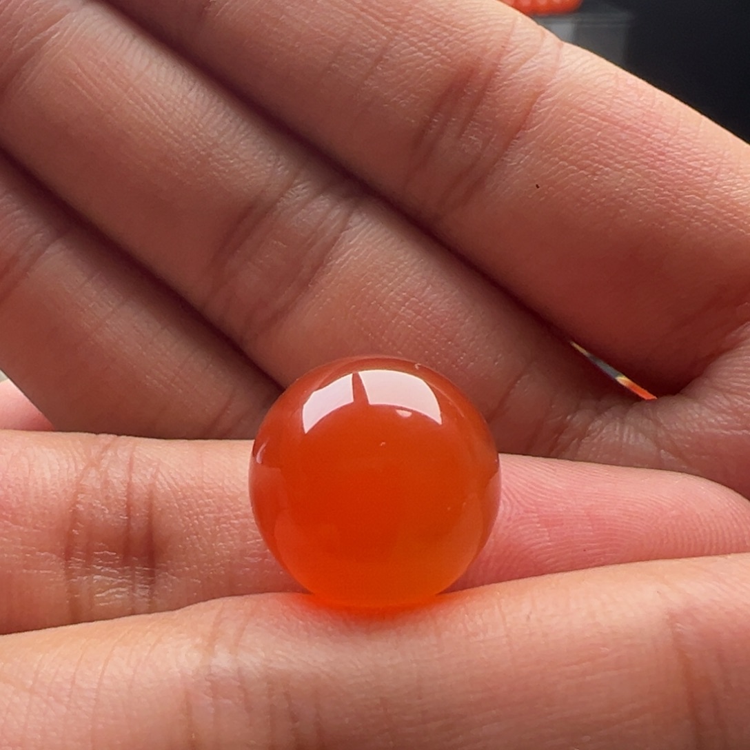 未镶嵌圆珠15.0南红玛瑙