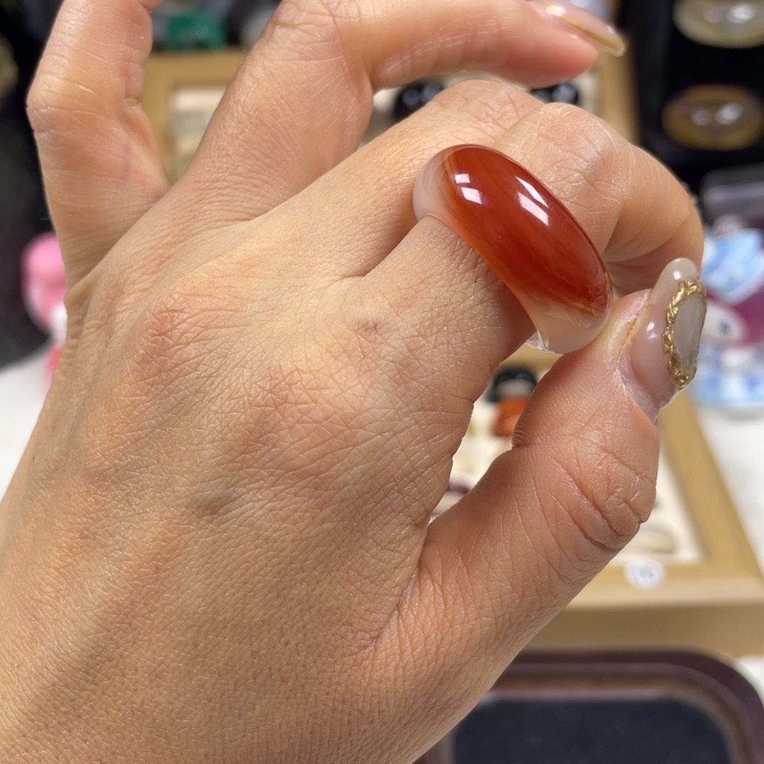 玛瑙/玉髓未镶嵌戒指22