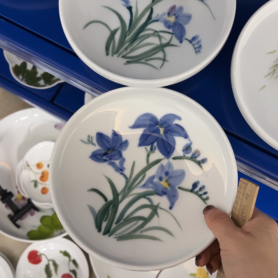 瓷片芹景德镇陶瓷手工手绘制作