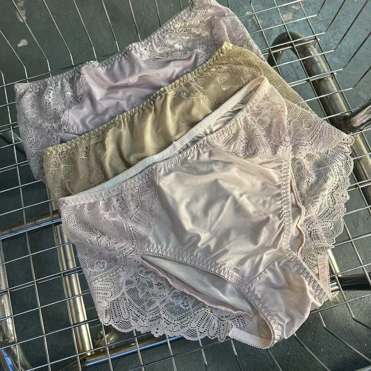 成人女短裤拼接内衣性感中腰蕾丝少女女士无痕