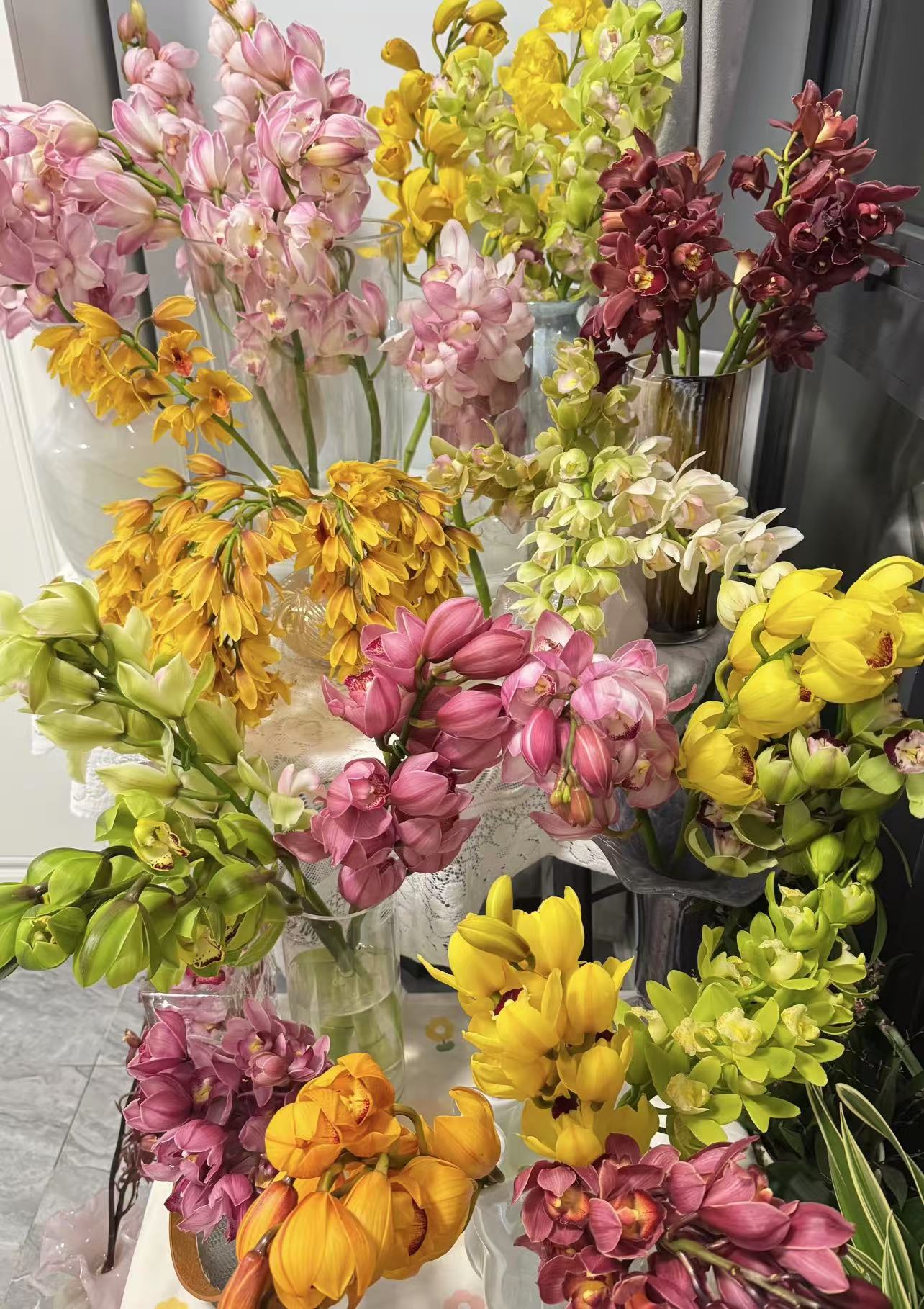 【黄花不挑品】大花惠兰年宵花爆花带花剑发货