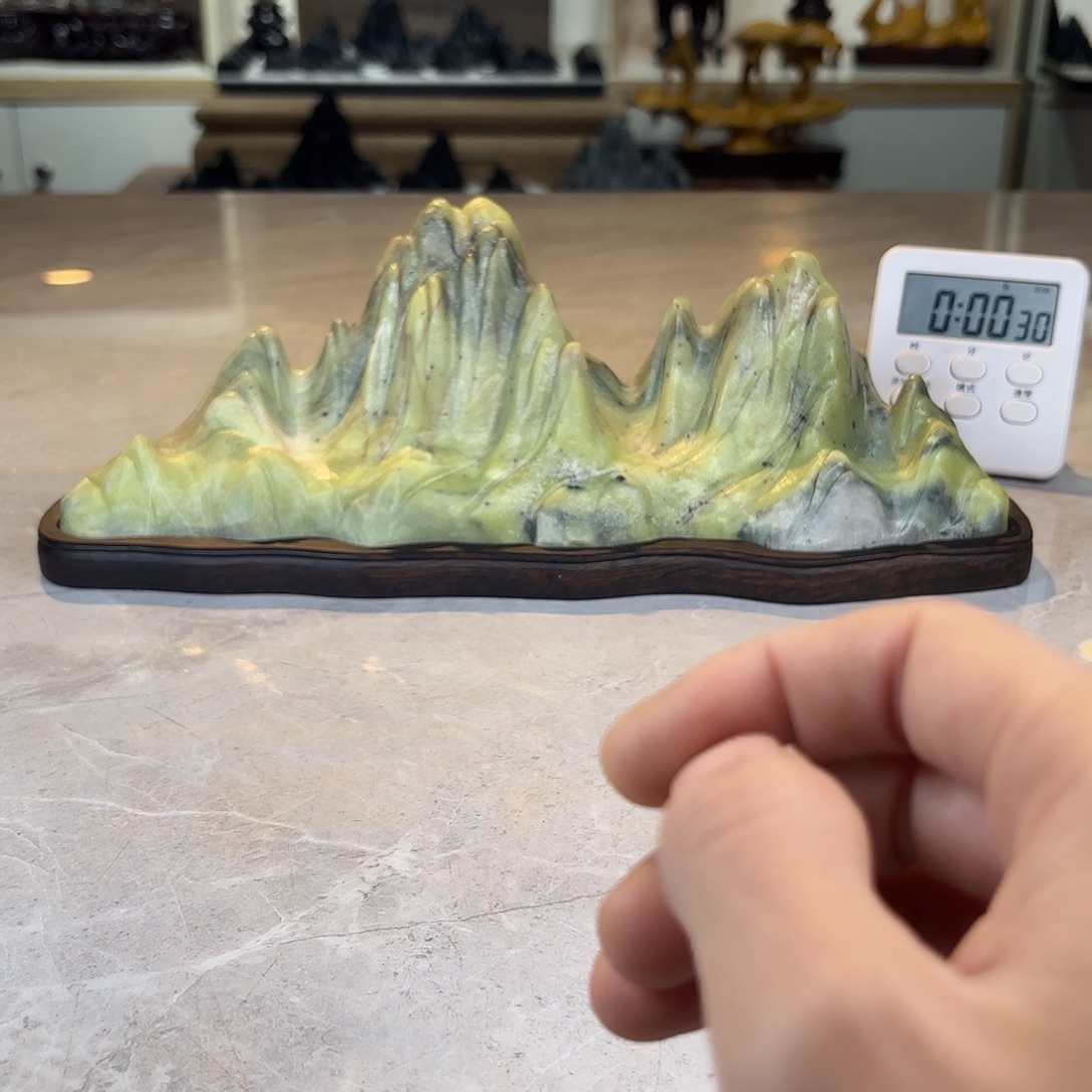 シ***〆灵璧石手工雕刻奇石摆件