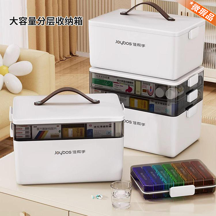 【微瑕品介意勿拍】佳帮手药箱收纳箱收纳盒