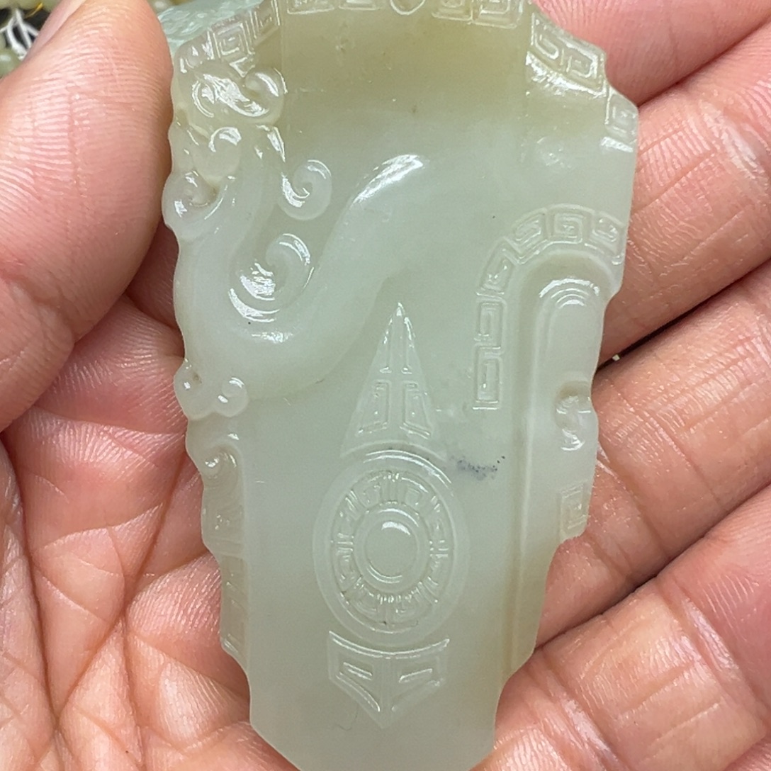 和田玉（糖玉）未镶嵌吊坠(不含链)