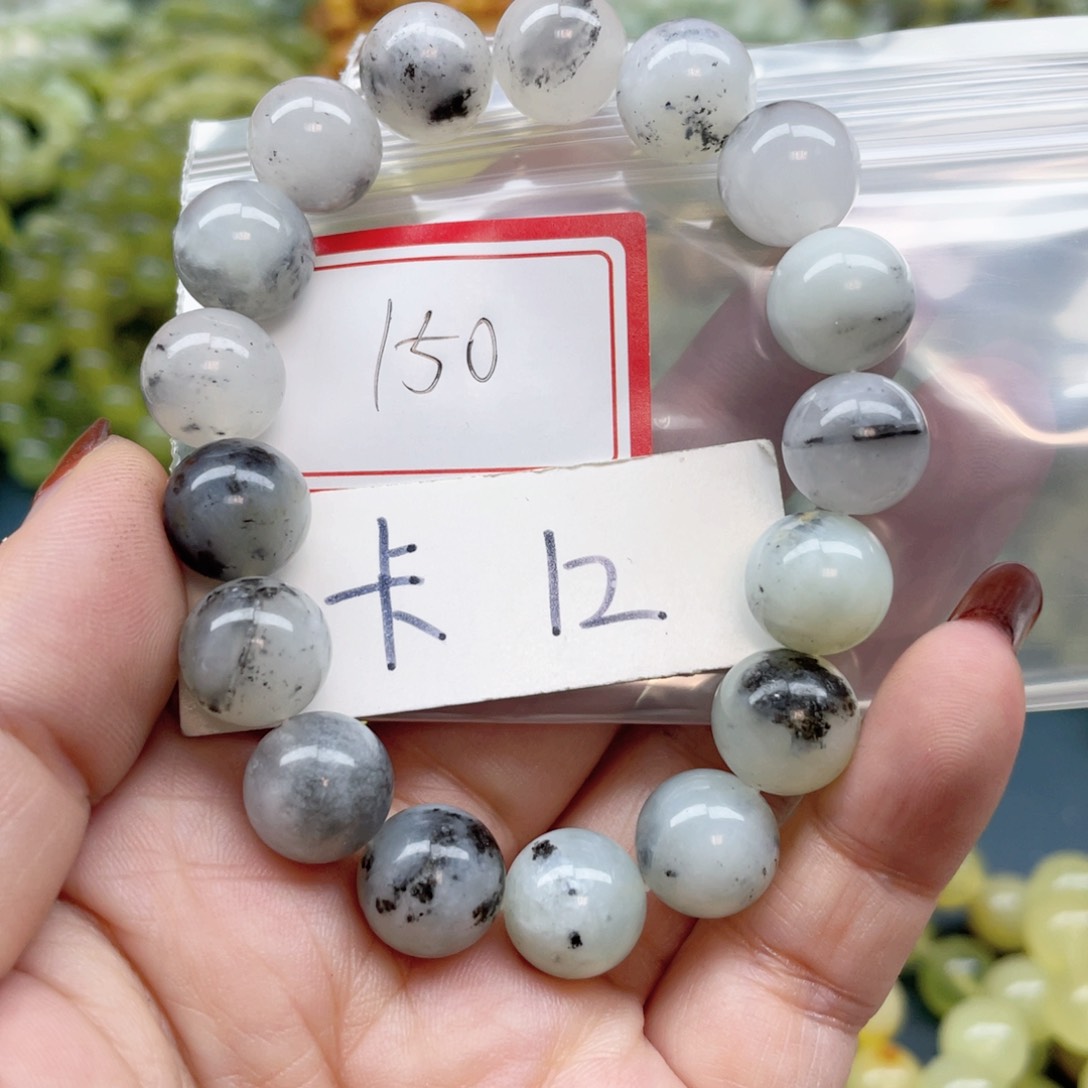 未镶嵌蛇纹石玉手串