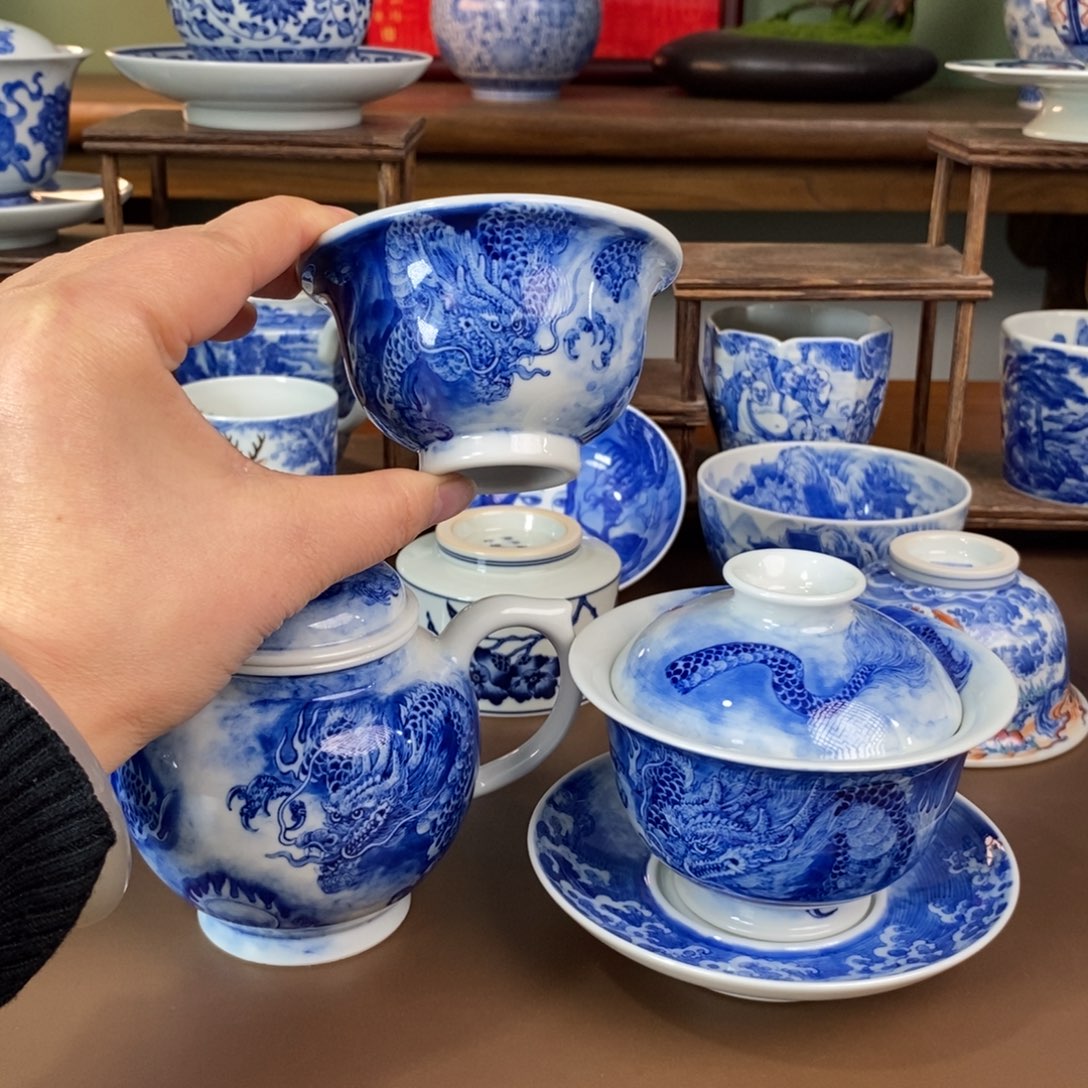 景德镇陶瓷手工手绘