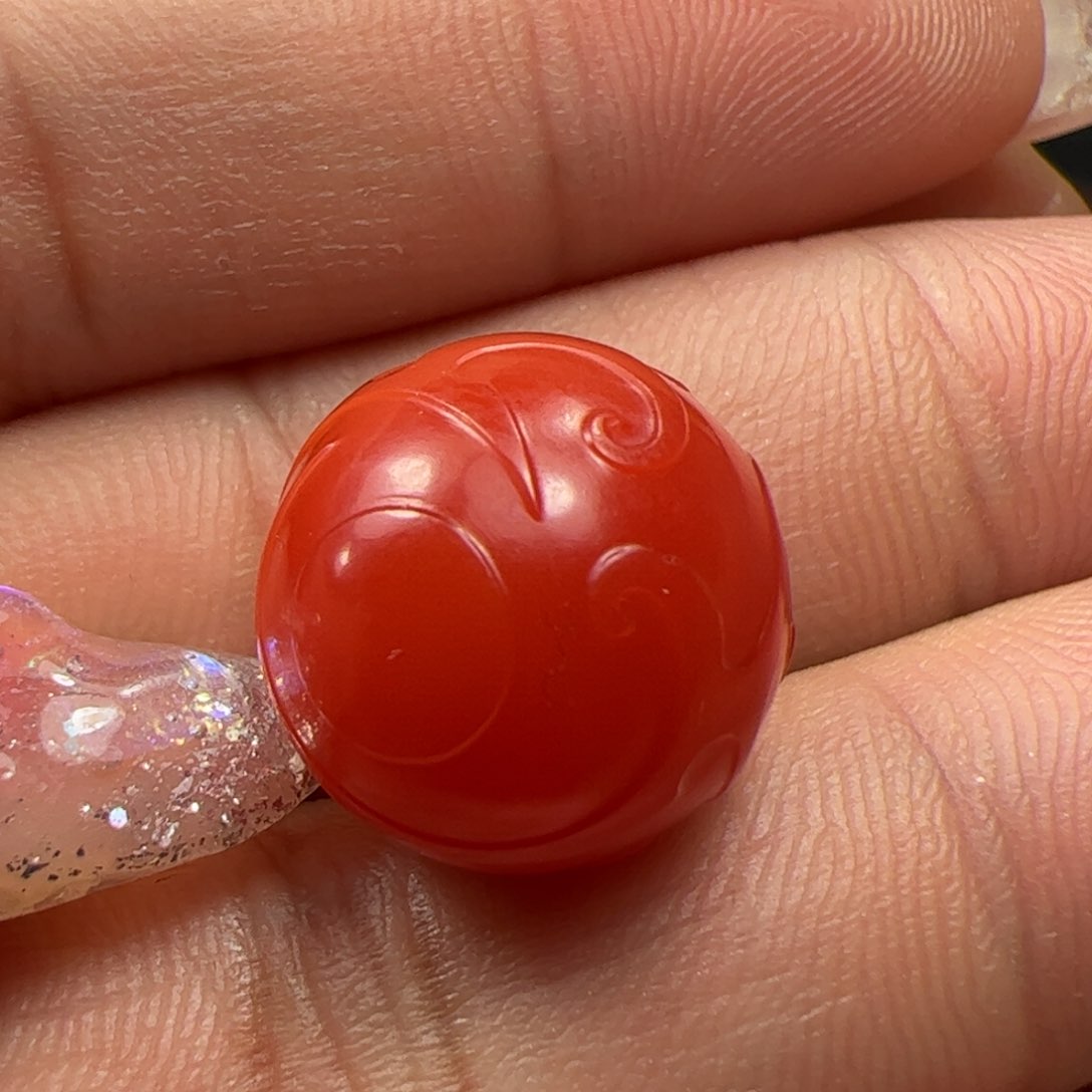 南红玛瑙珠子未镶嵌