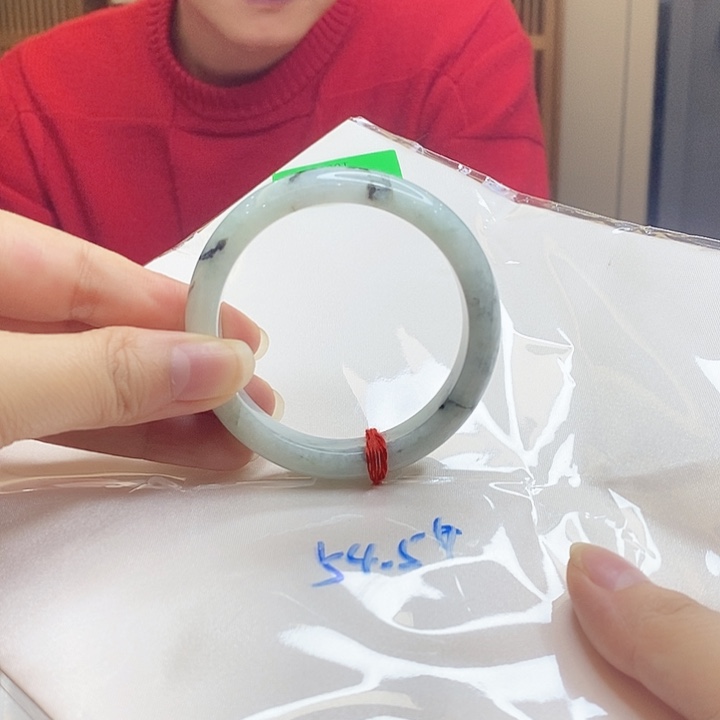 翡翠未镶嵌手镯天然缅甸翡翠A货手镯52圈以下