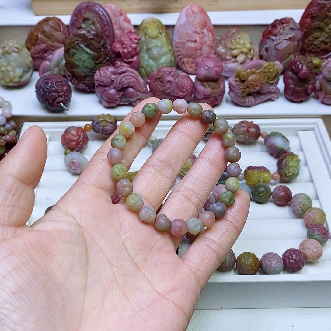 玛瑙/玉髓盐源玛瑙未镶嵌