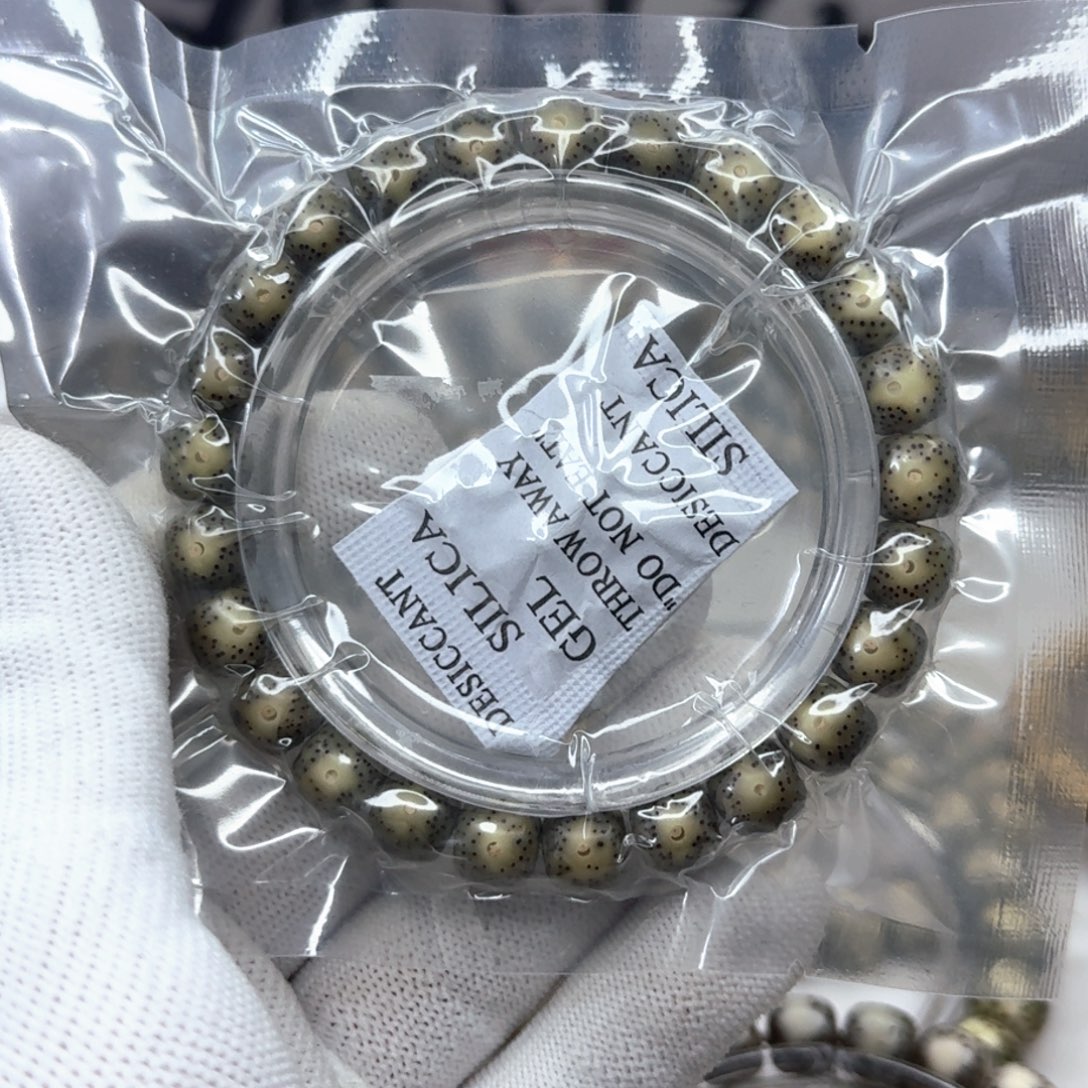 吊坠星月菩提9×8糯冰月留白同枝 1337