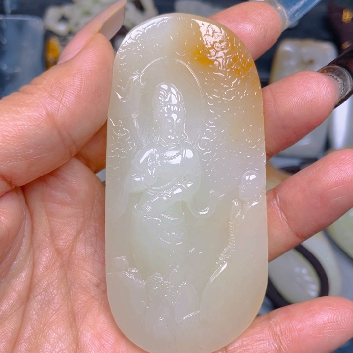 和田玉挂件未镶嵌