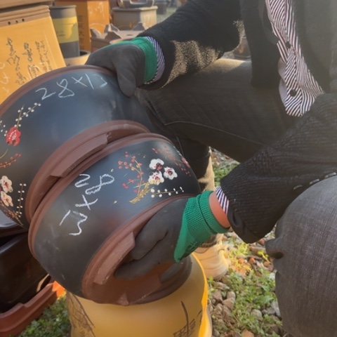 红陶紫砂花盆盆景盆栽瑕疵