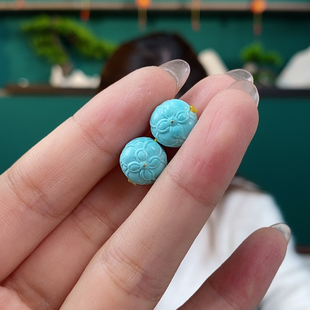 绿松石珠宝奇石未镶嵌