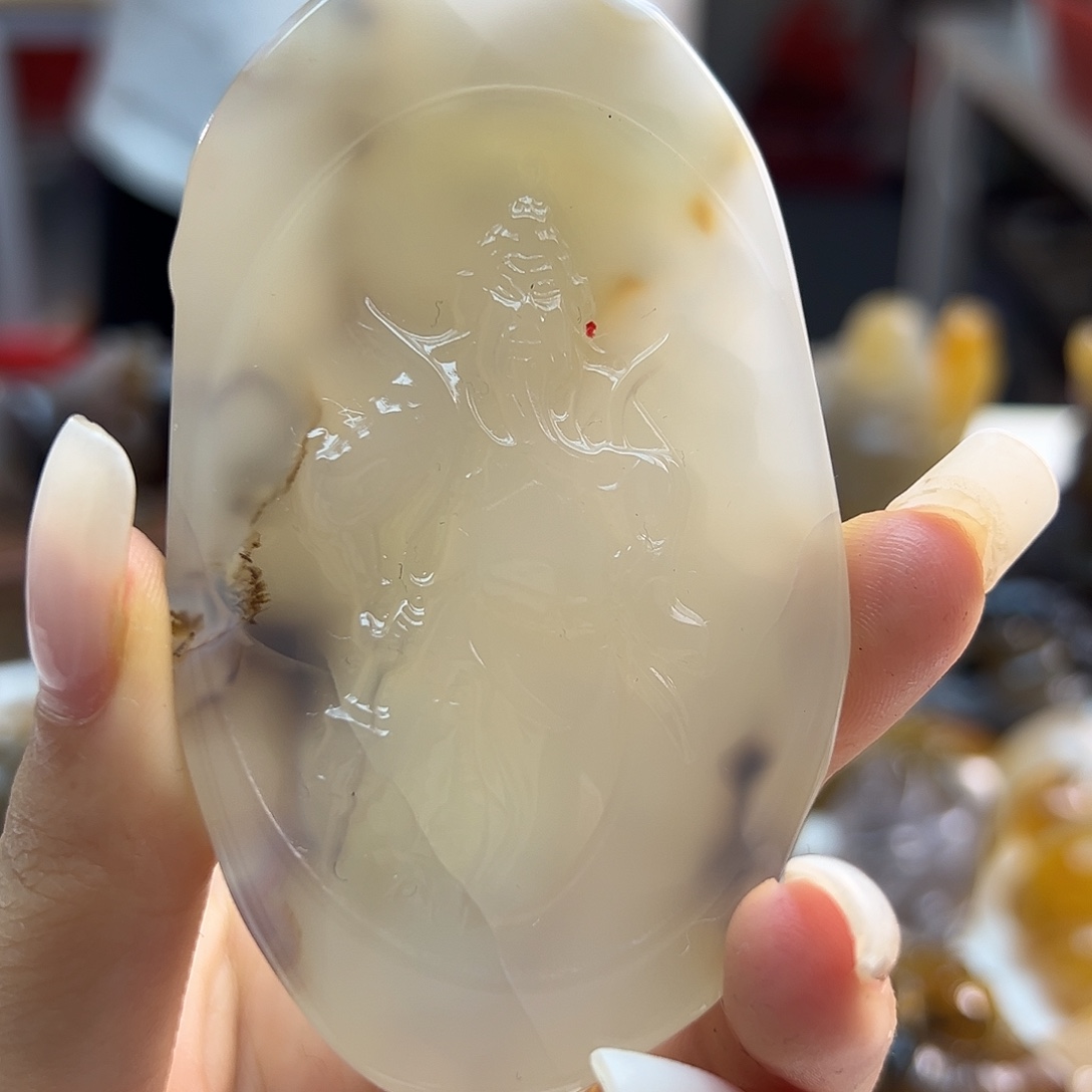 玛瑙/玉髓未镶嵌吊坠(不含链)