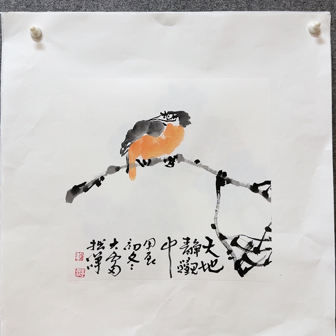 国画大雷老师手绘作品