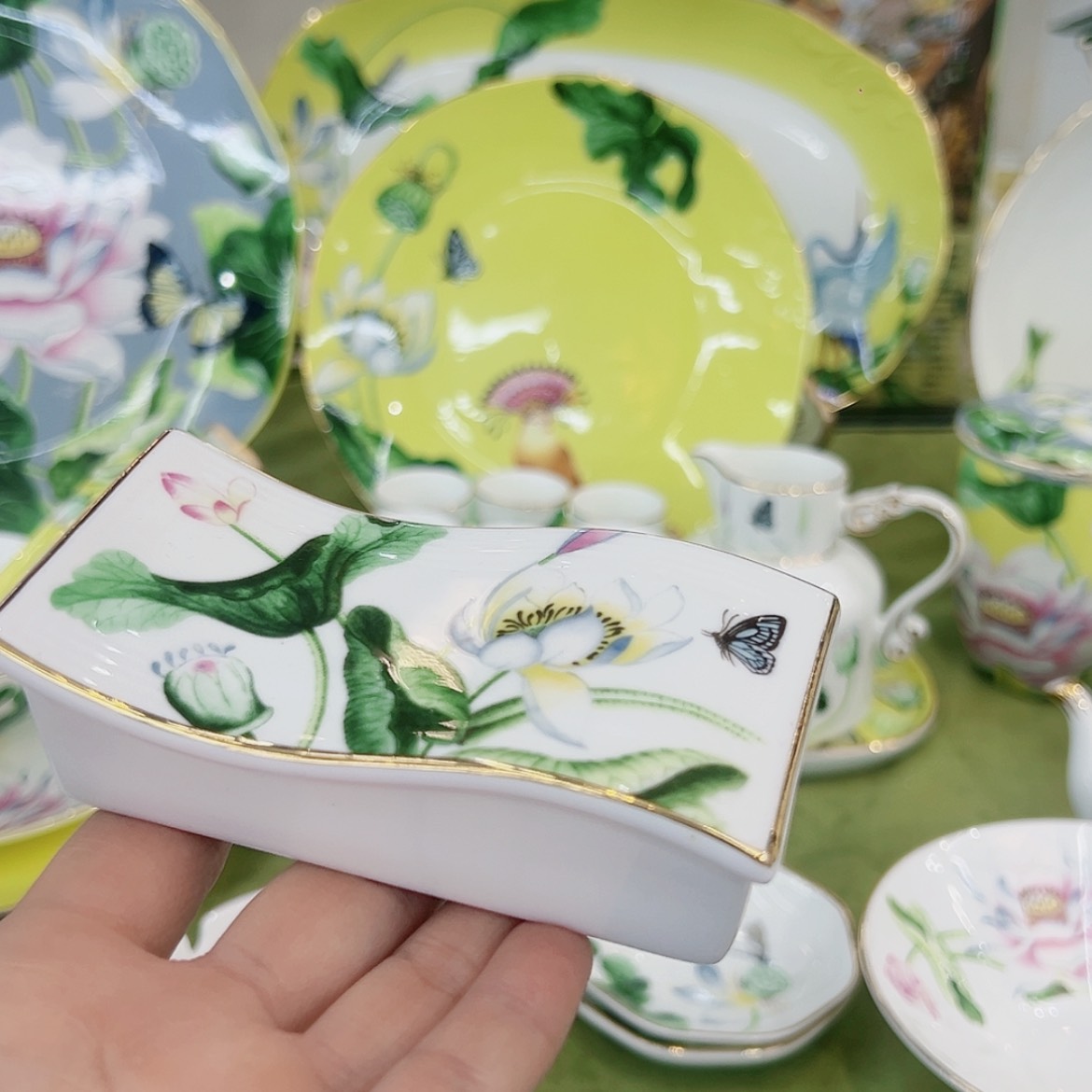 【闪购商品】骨瓷牙签盒