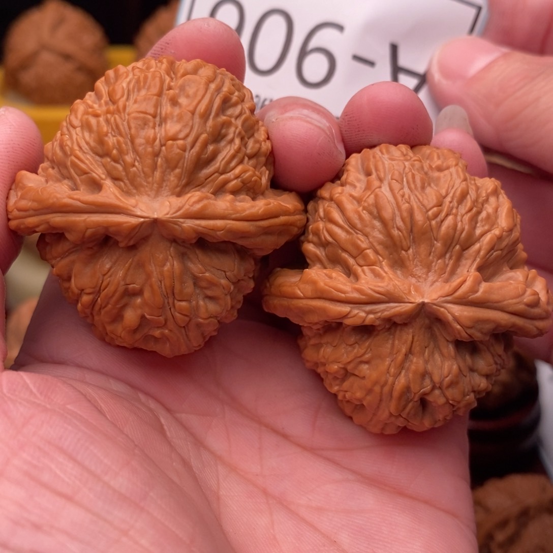 文玩核桃把件球白42