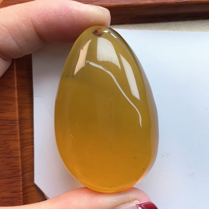 蜜蜡裸石未镶嵌琥珀吊坠