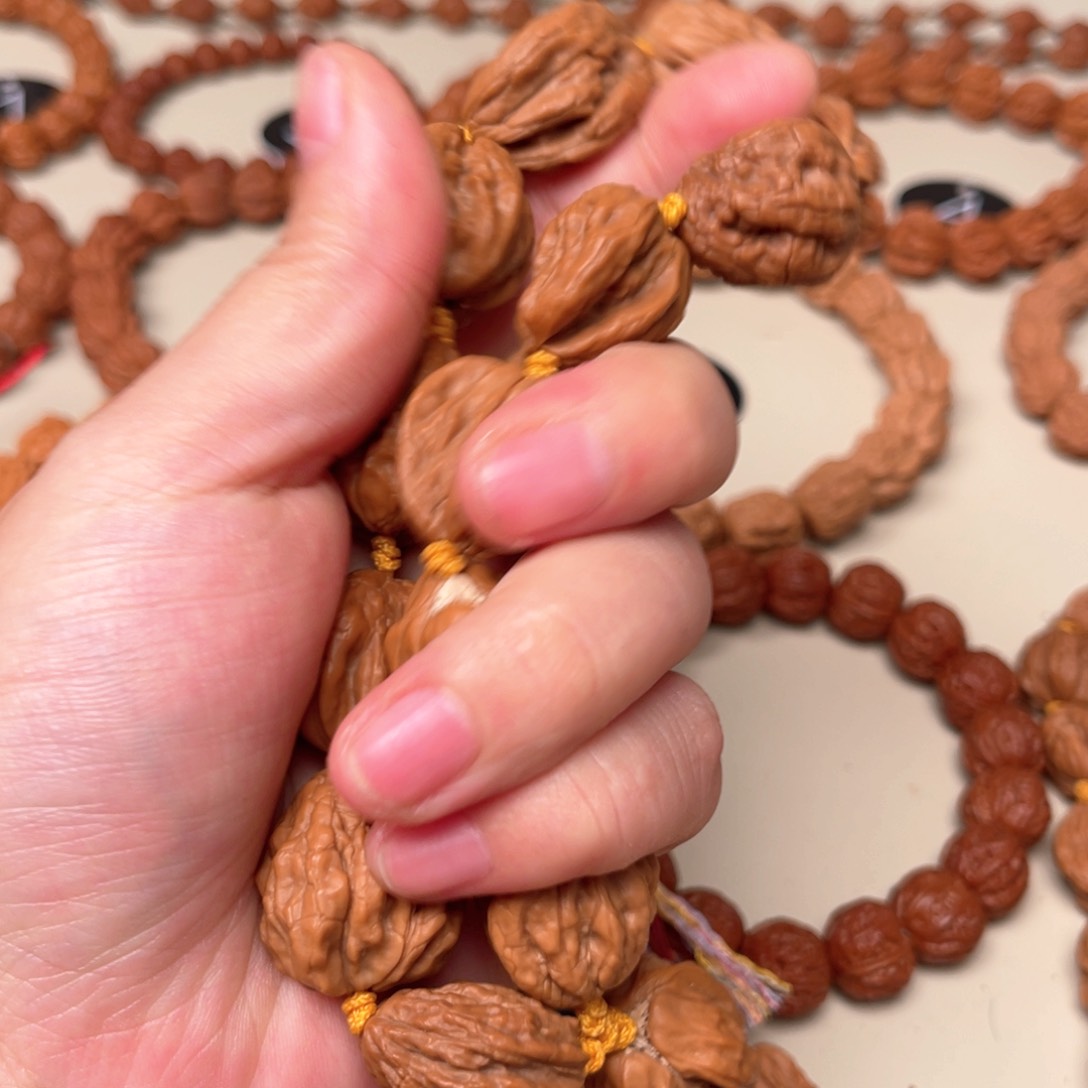 吊坠文玩核桃我**T白狮子