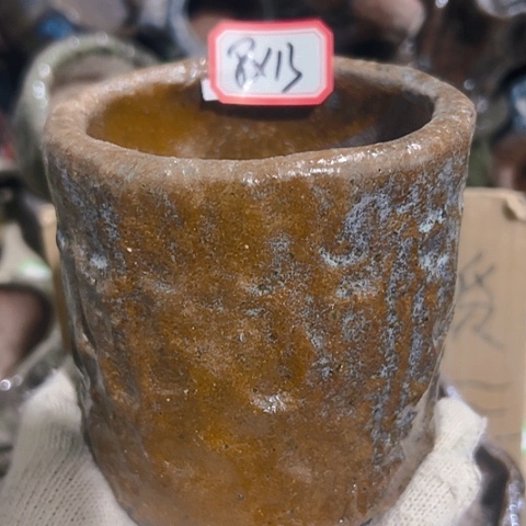 红陶粗陶花盆手工