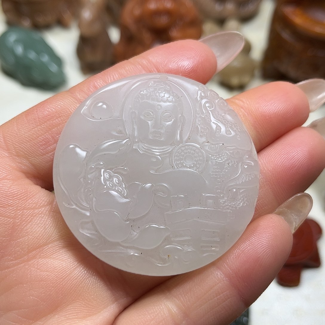 白玉菩提吊坠白玉菩提吊坠