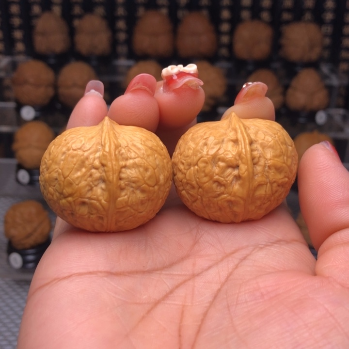 橄榄核吊坠3招财进宝