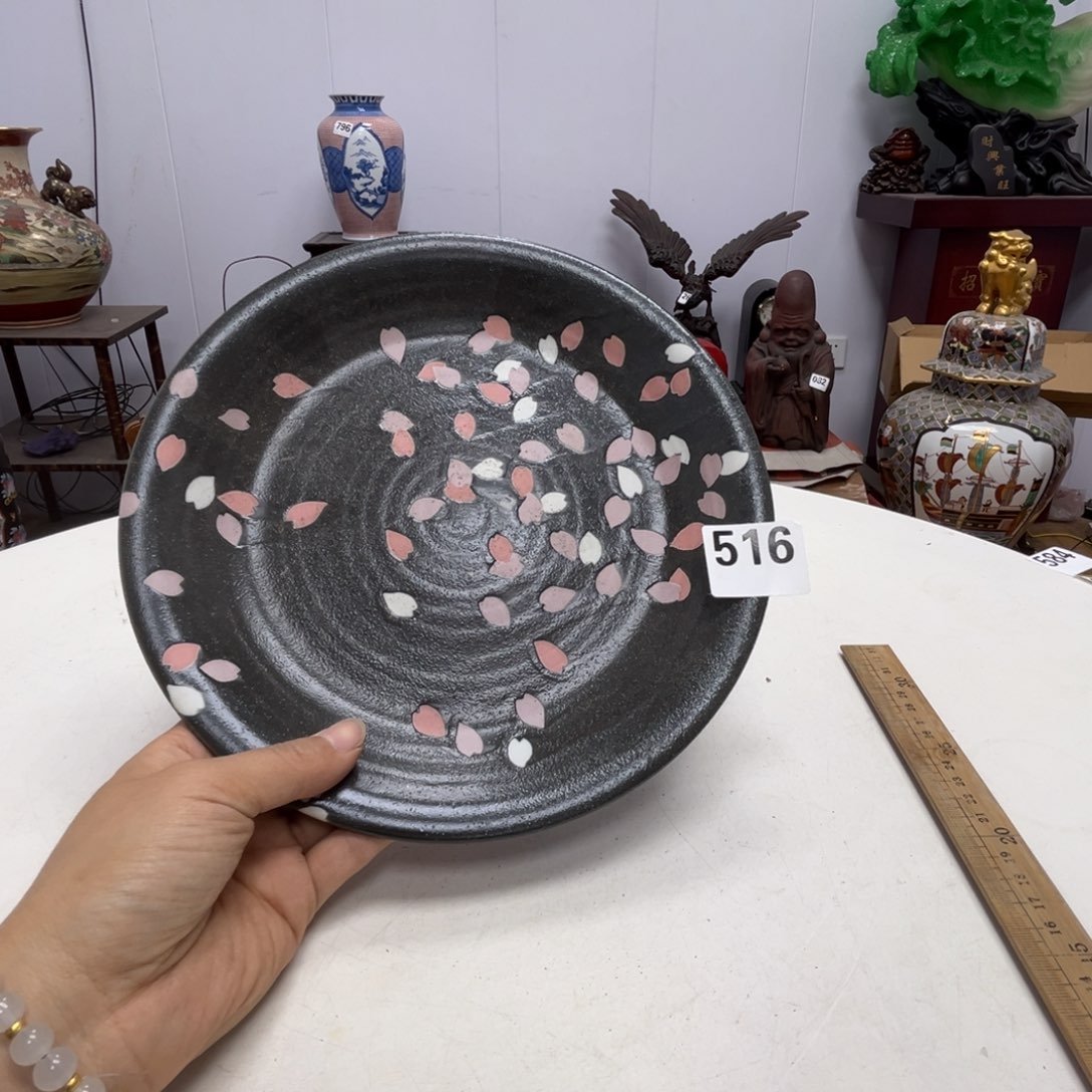 瓷片摆件工艺品瓷器摆件777 