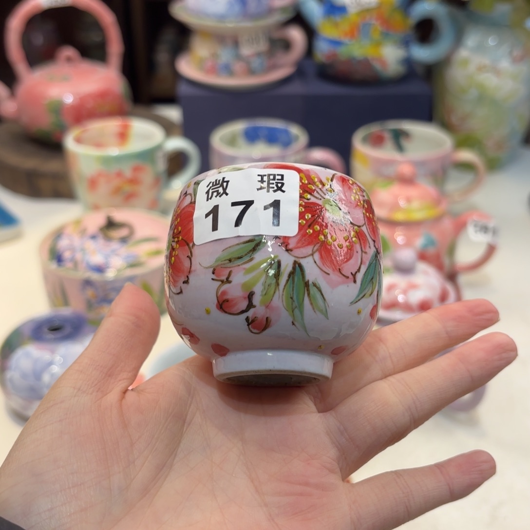 暮****y景德镇手绘高温釉下彩陶瓷茶具