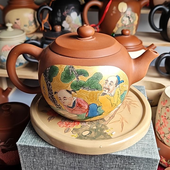 建水紫陶复烧全品380cc