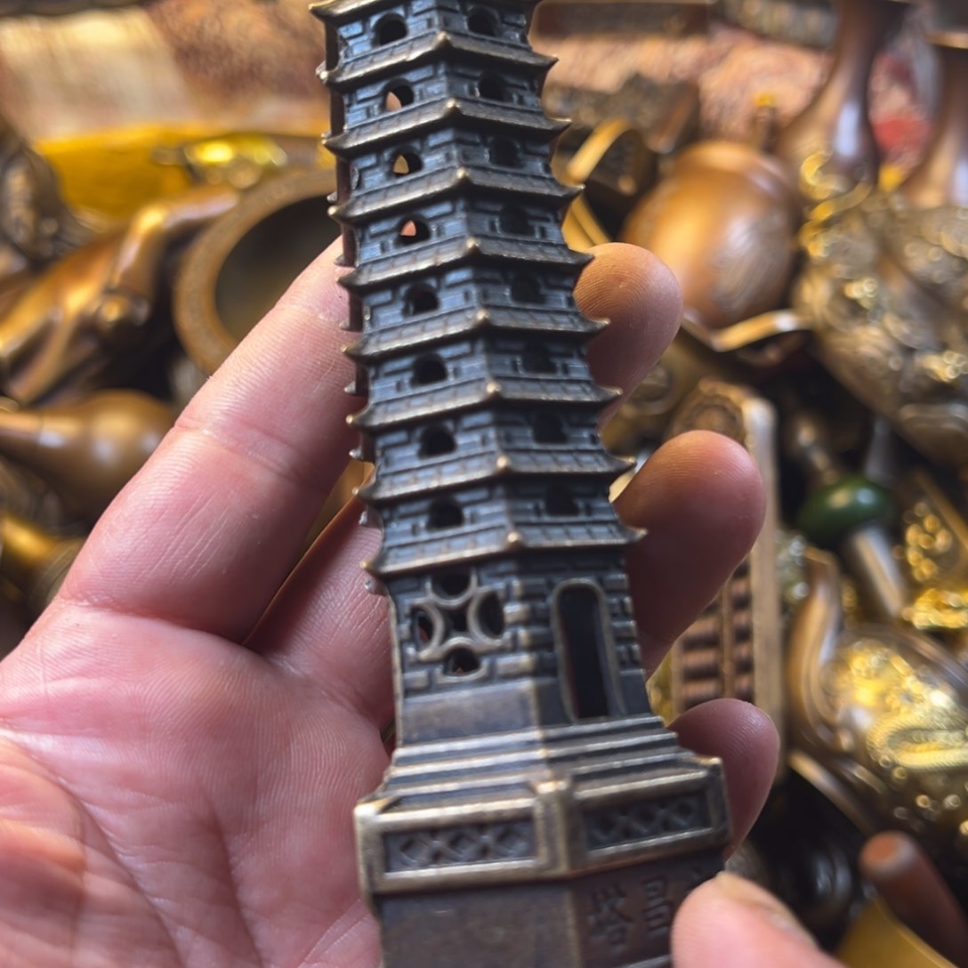 茶壶香炉铜器摆件