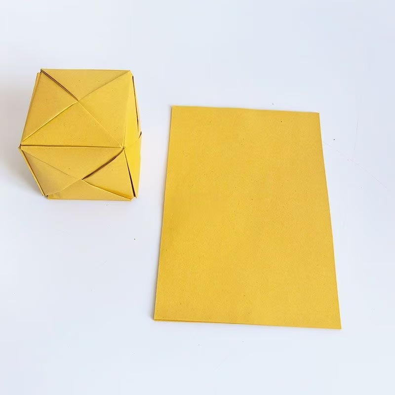 15x20加厚双面留金手工折纸送袋子