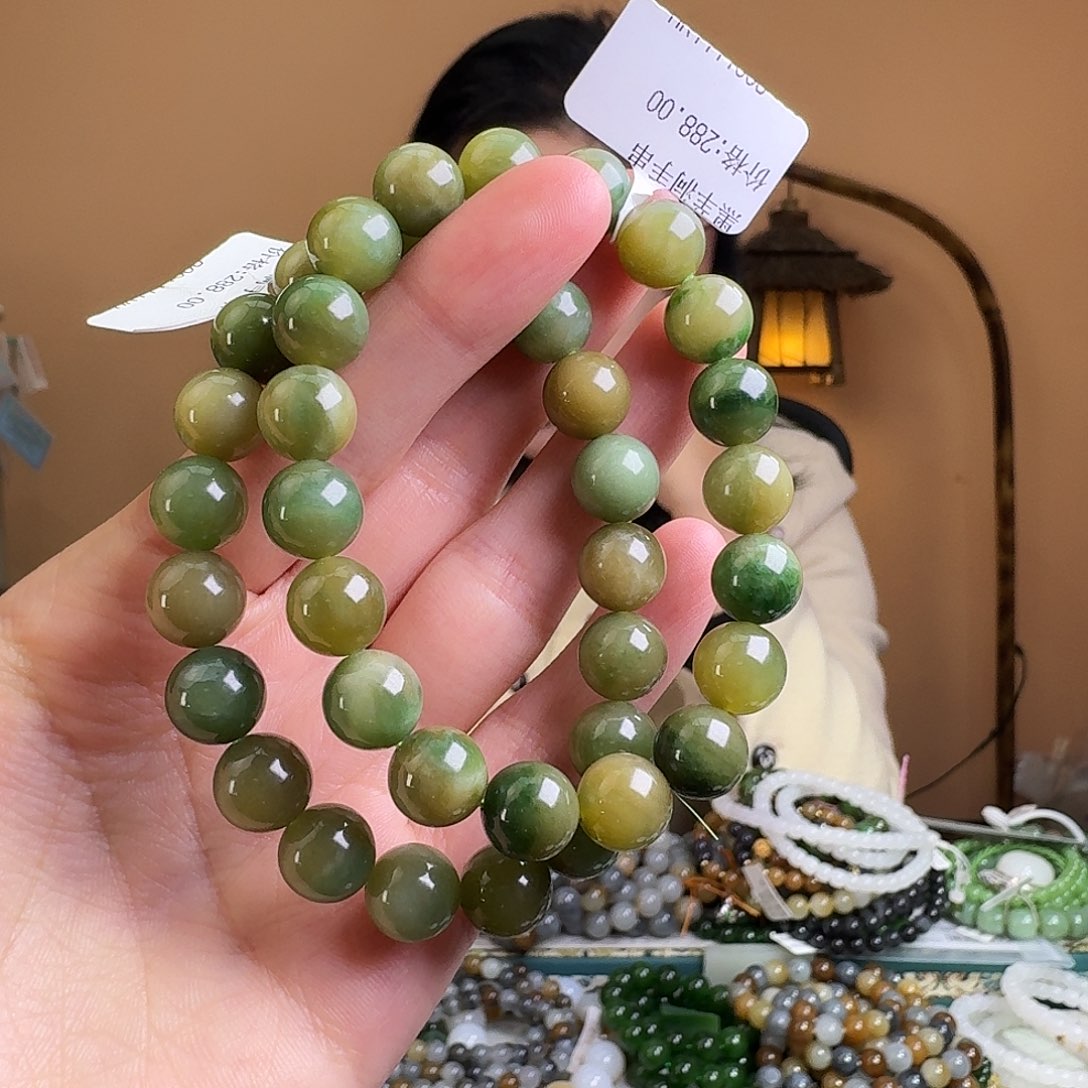 和田玉未镶嵌手链拍一发一多样性发货