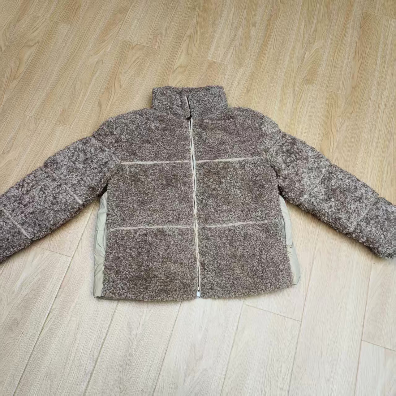 【南油玲姐】卡其色长袖厚外套WT84716